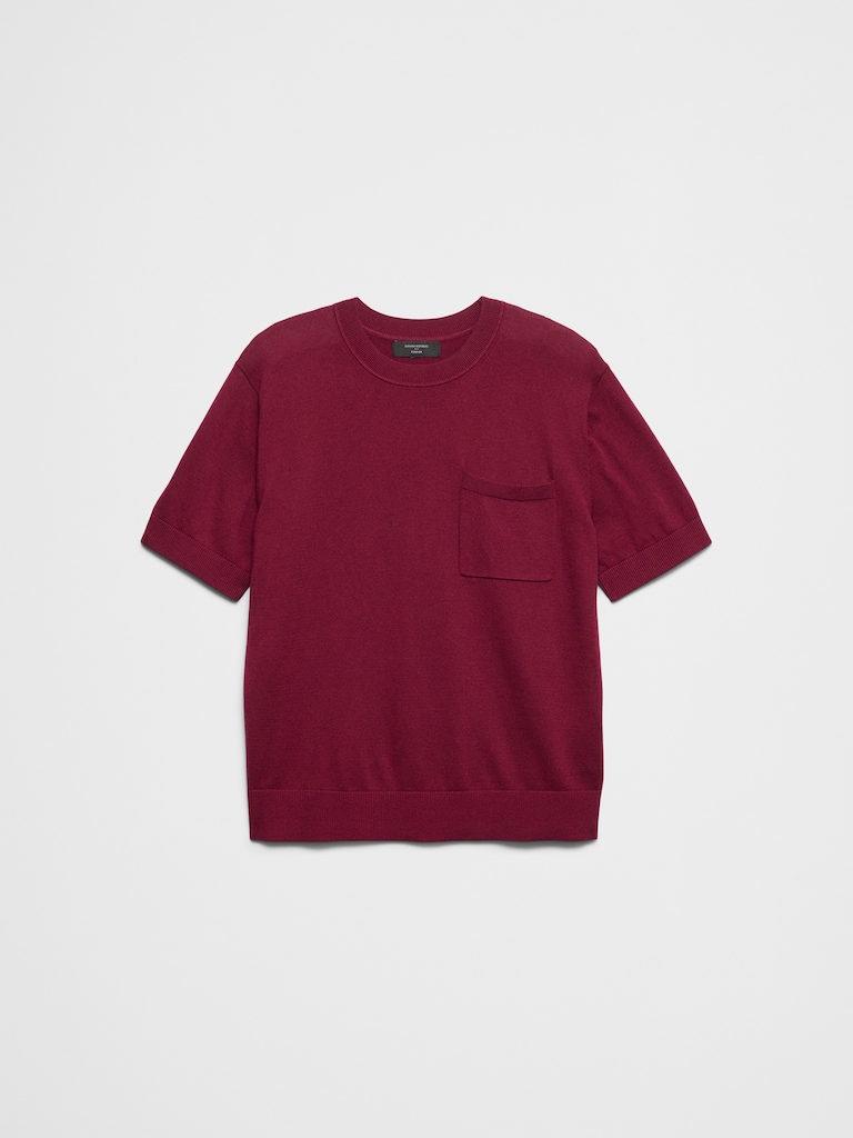 Forever Pocket Sweater T-Shirt