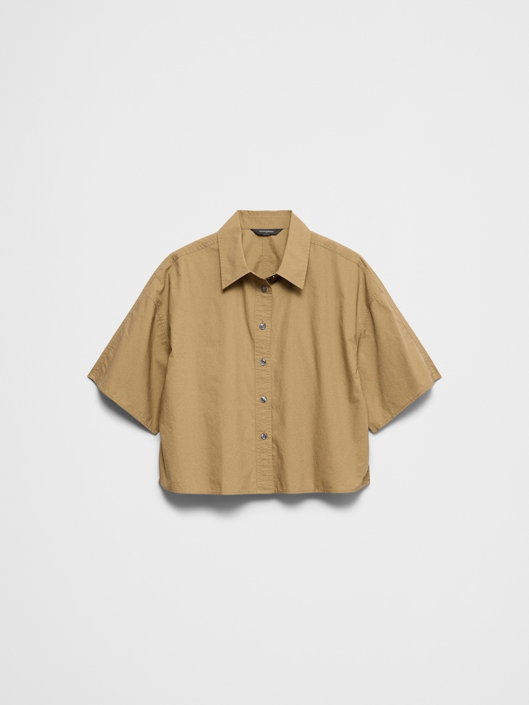 Boxy Cropped Shirt