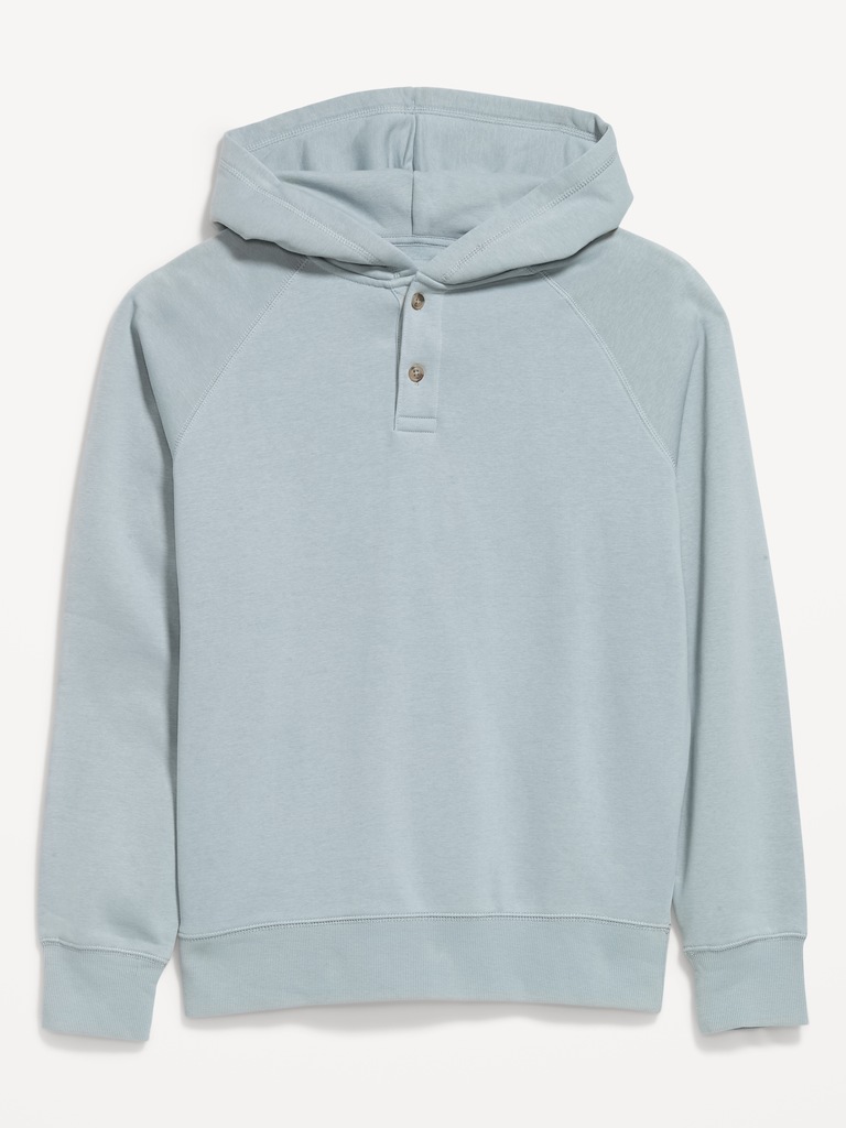 Henley Pullover Hoodie