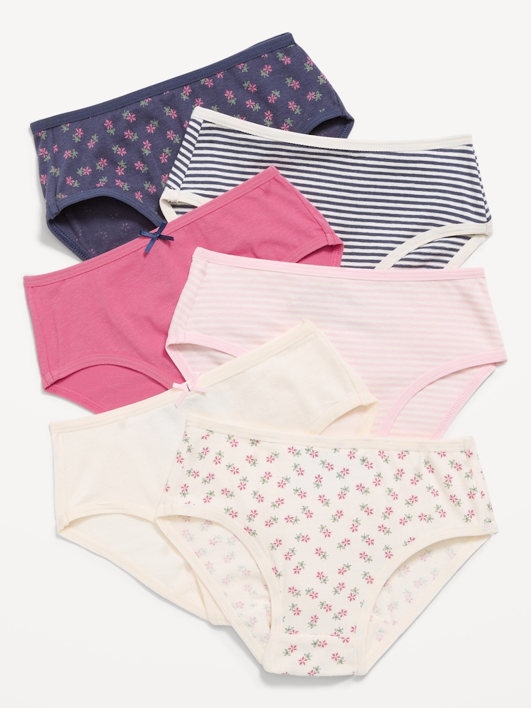 Bikini Underwear 6-Pack for Toddler Girls
