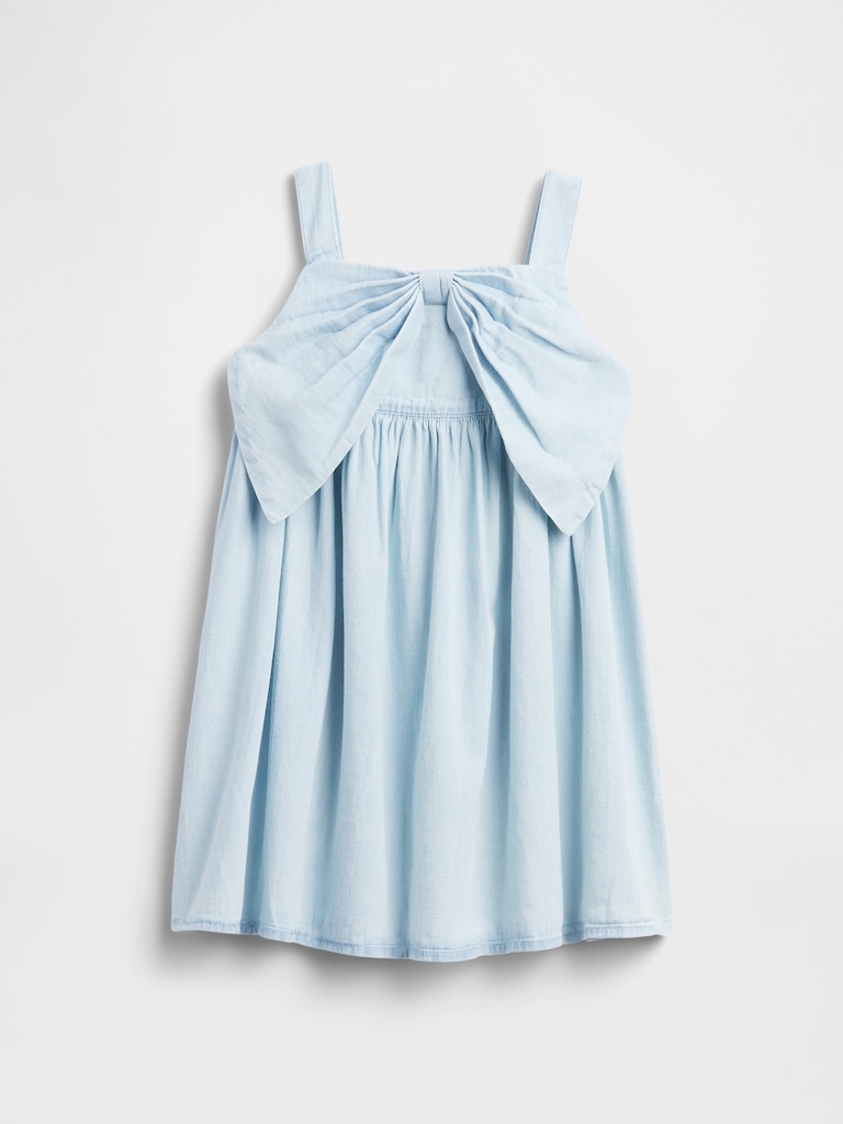 Baby & Toddler Denim Bow Dress