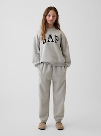 Kids VintageSoft Oversized Mockneck Logo Sweatshirt