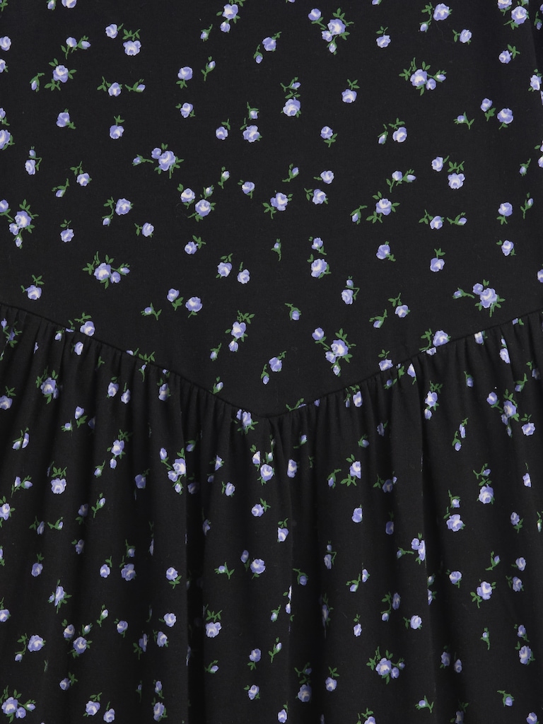 Kids Print Squareneck Dress