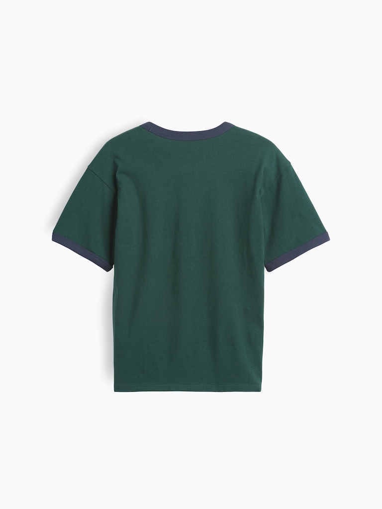 Kids Relaxed New York Graphic Ringer T-Shirt
