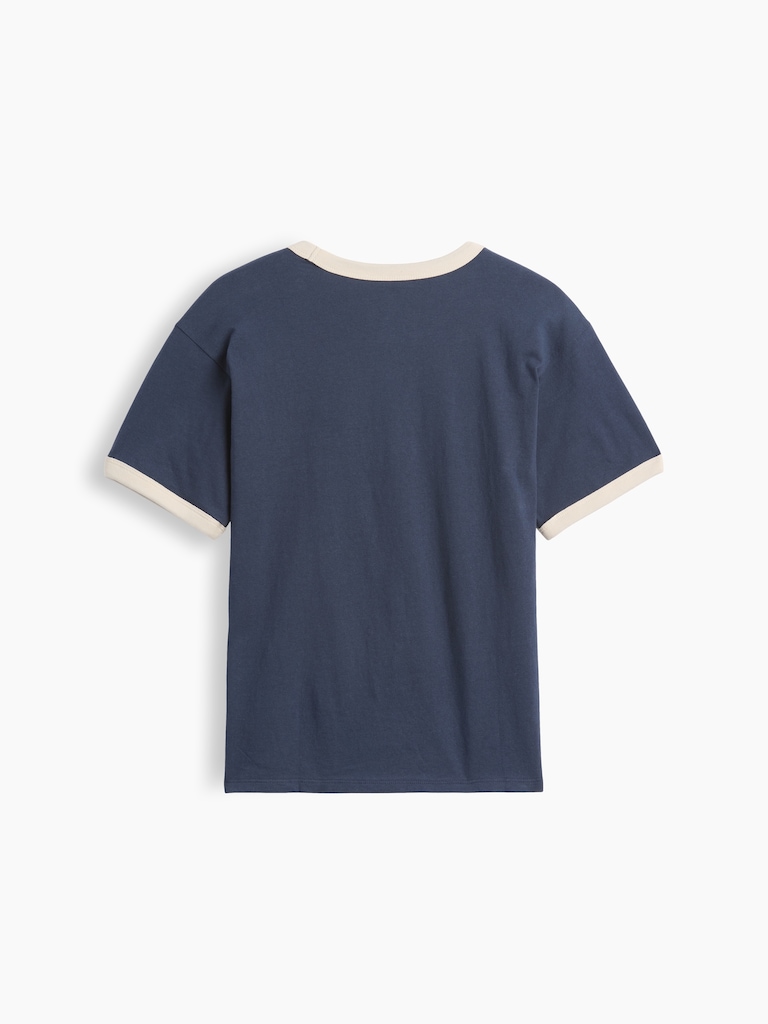 Kids Relaxed New York Graphic Ringer T-Shirt