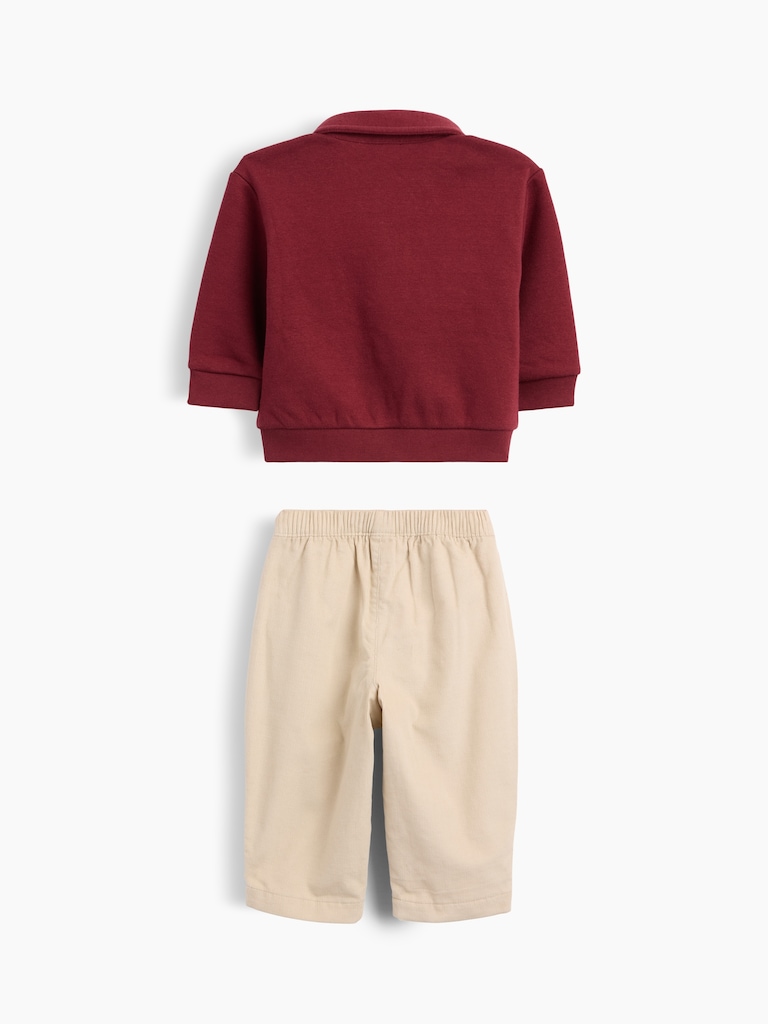 Baby VintageSoft Polo Outfit Set