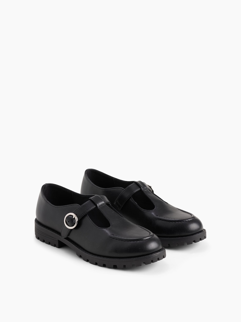 Kids T-Strap Loafers