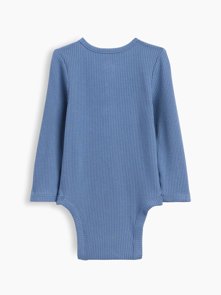 Baby First Favorites TinyRib Henley Bodysuit