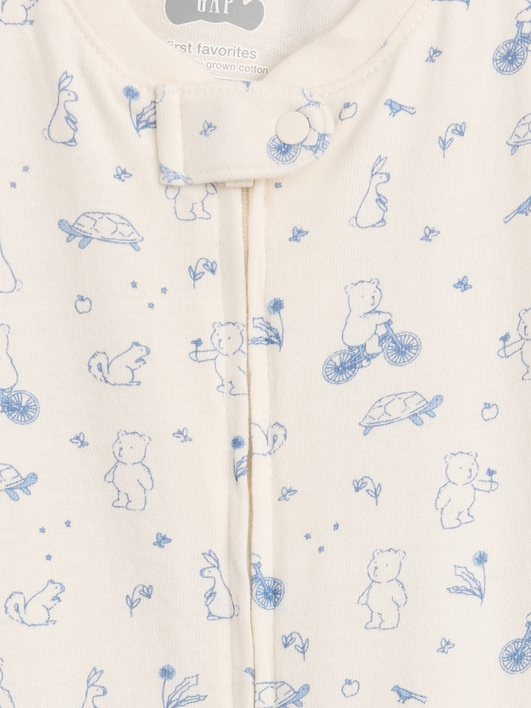 Baby First Favorites Organic Cotton Footed One-Piece