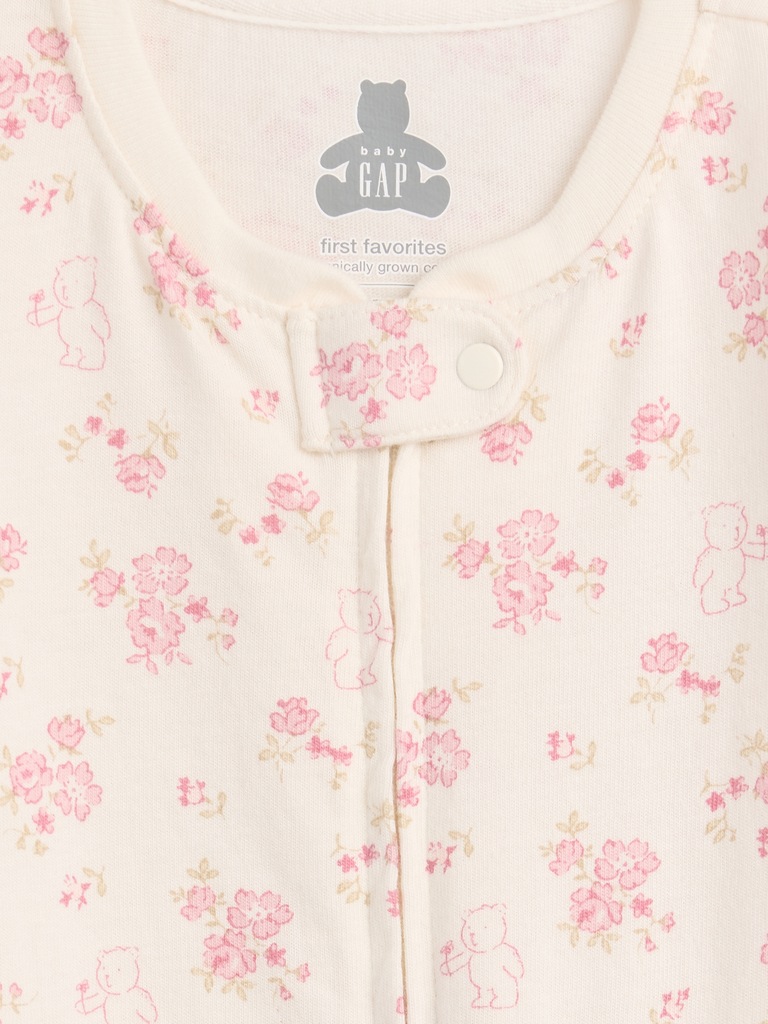 Baby First Favorites Organic Cotton Footed One-Piece