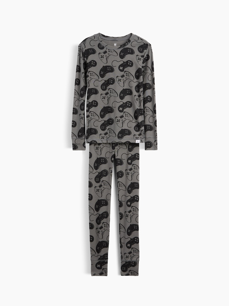 Kids Organic Brushed Cotton PJ Set