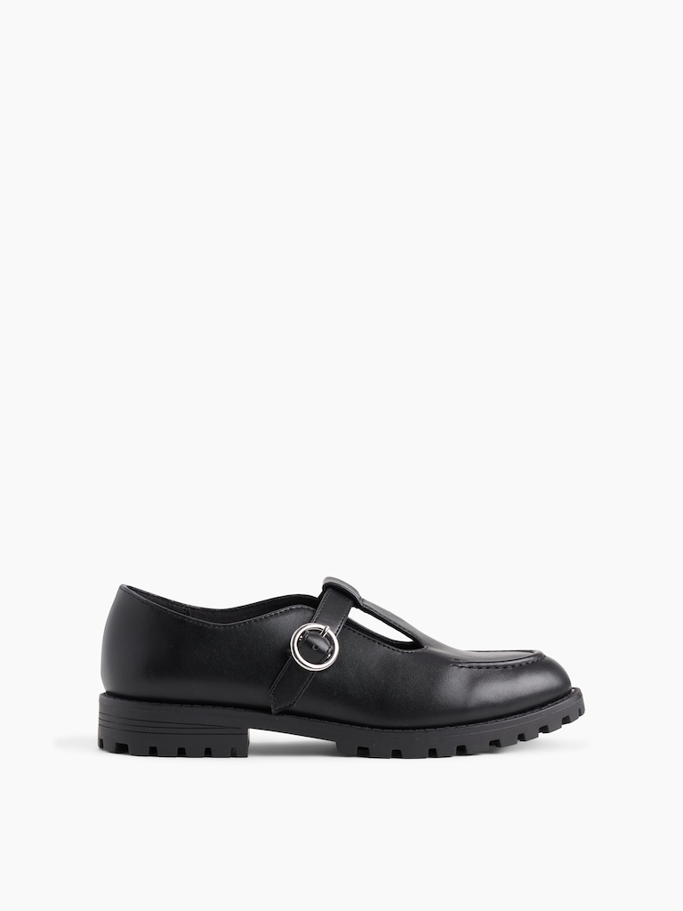 Kids T-Strap Loafers