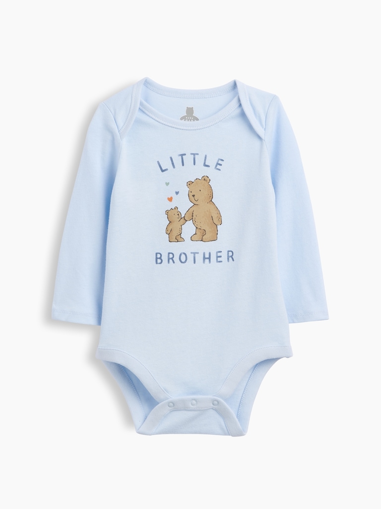 Baby Organic Cotton Family Graphic Bodysuit
