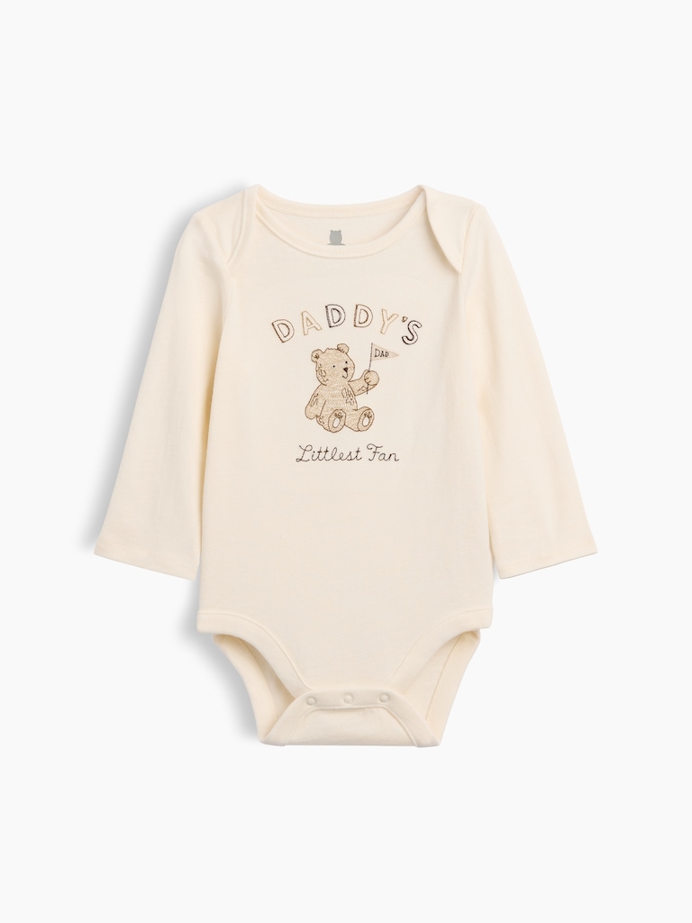 Baby Organic Cotton Family Graphic Bodysuit