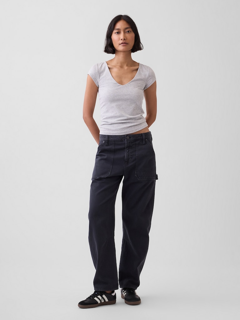 CloseKnit Jersey V-Neck T-Shirt
