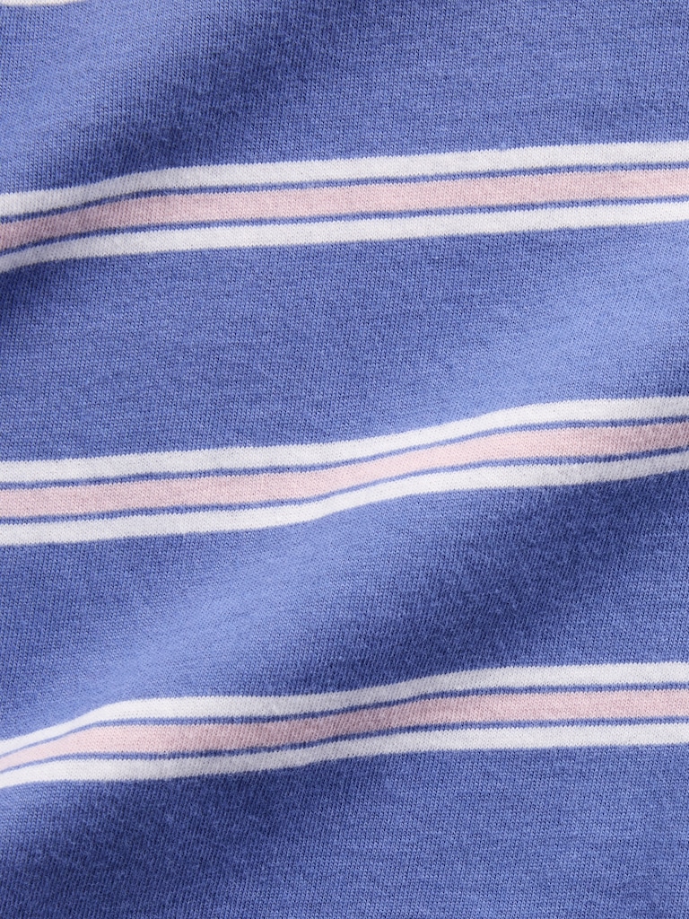 Kids Oversized Boxy Stripe T-Shirt