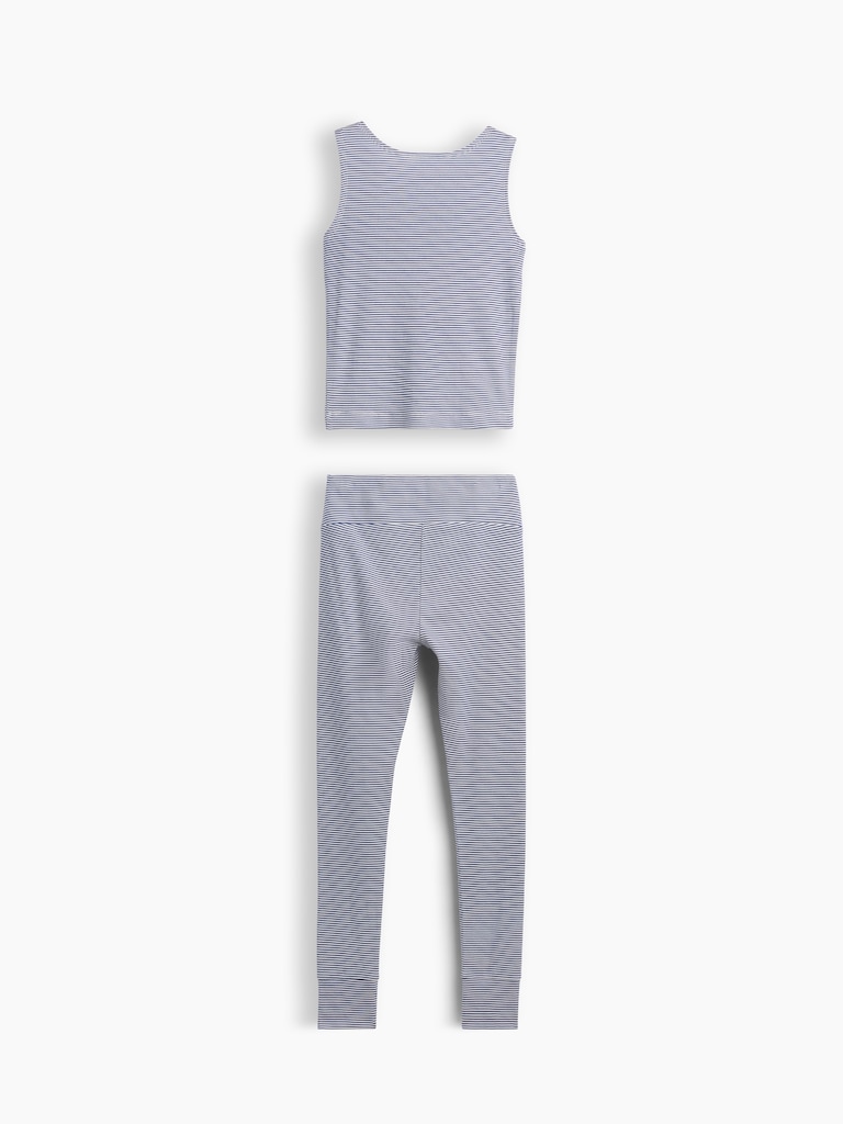 Kids Organic Brushed Cotton Tank & Leggings PJ Set