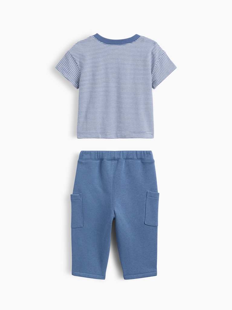 Baby Brannan Bear Cargo Outfit Set