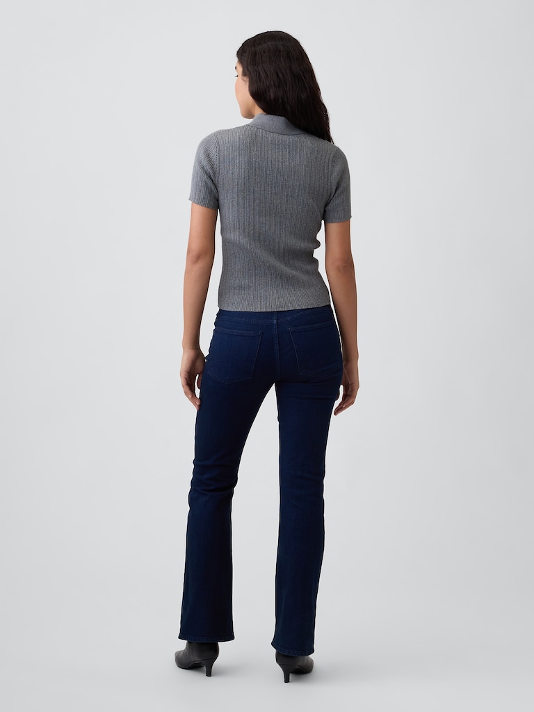 Mid Rise Boot Jeans