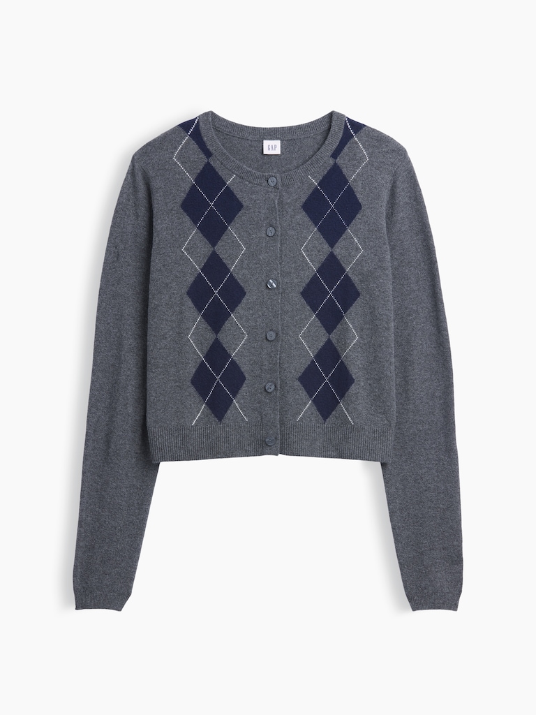 CashSoft Crewneck Cardigan