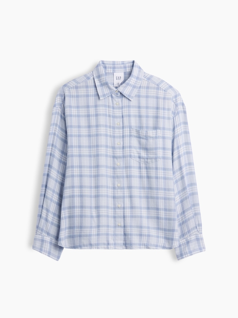 Oversized Shirt in Flannel