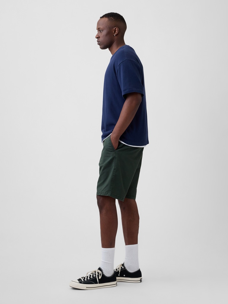 9" Essential Khaki Shorts
