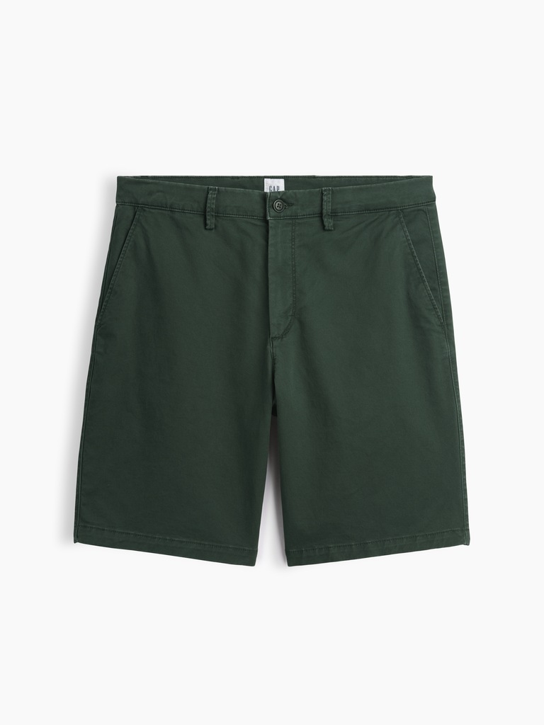 9" Essential Khaki Shorts