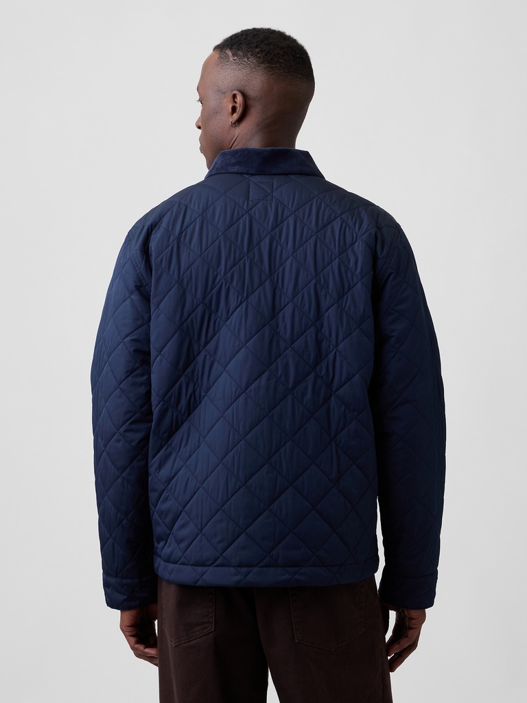 Relaxed Quilted Workwear Jacket