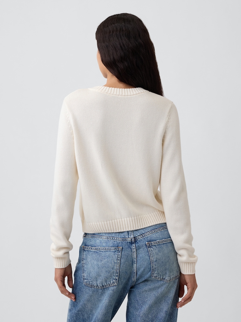 Crewneck Cardigan