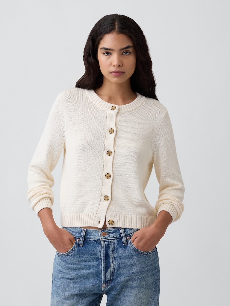 Crewneck Cardigan