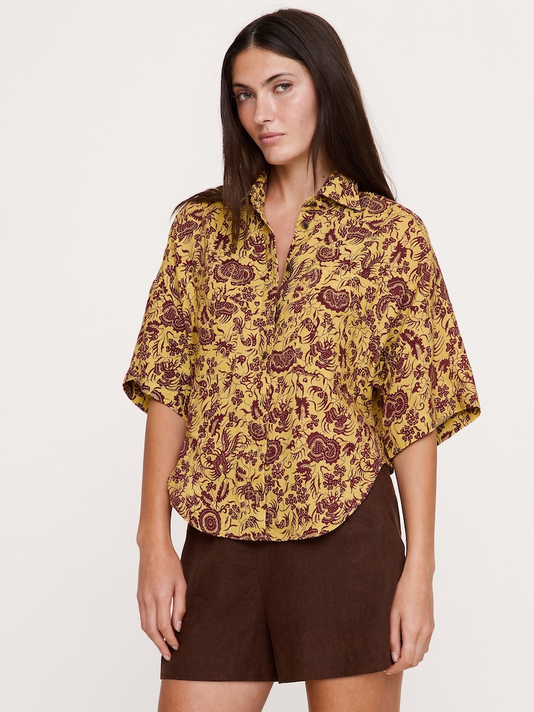 Linen Short-Sleeve Shirt
