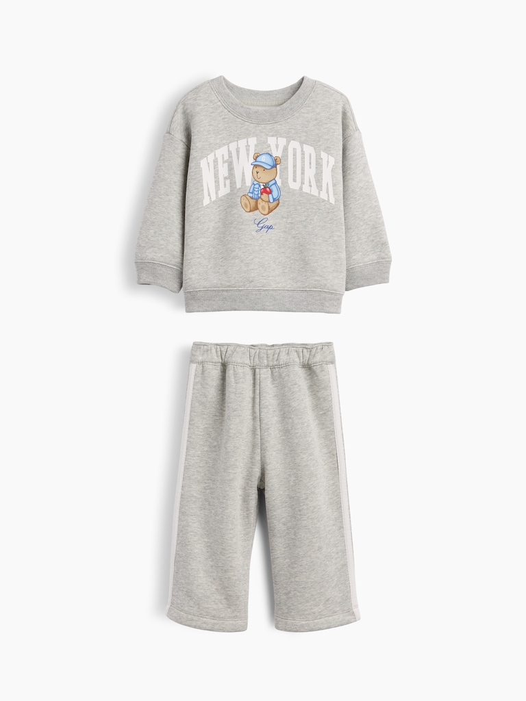 Baby VintageSoft Brannan Bear Logo Sweat Set