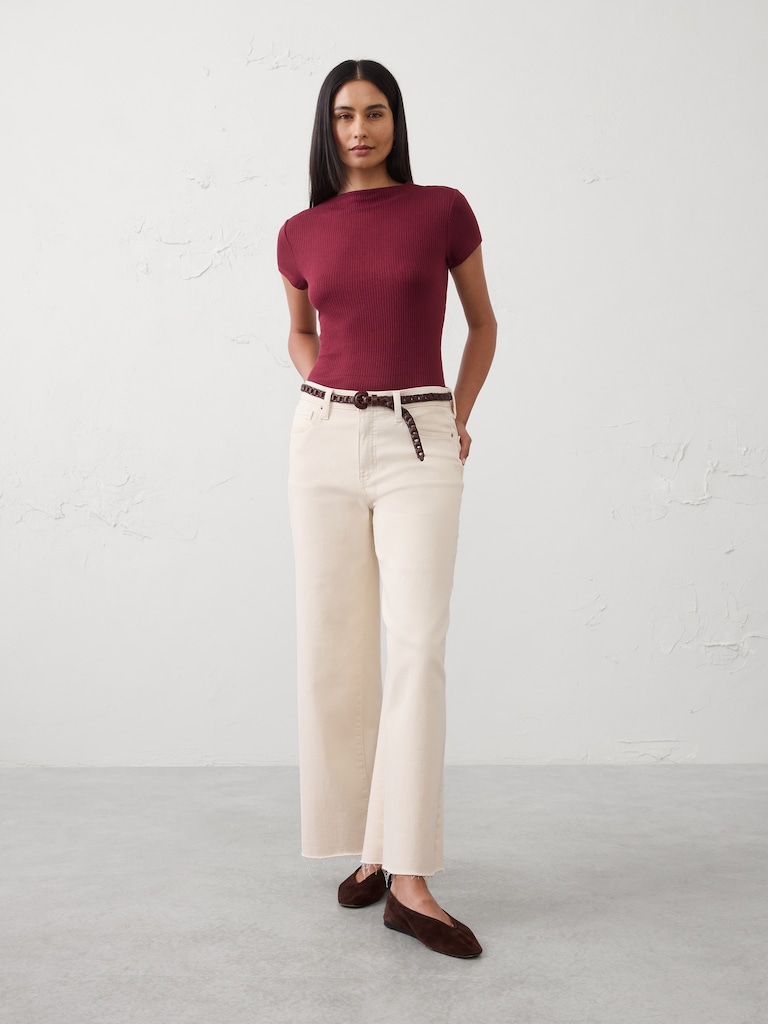 Soft Luxe Ribbed T-Shirt