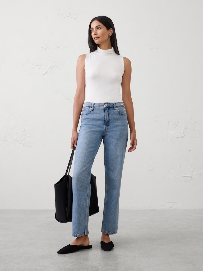 Soft Luxe Turtle-Neck Top