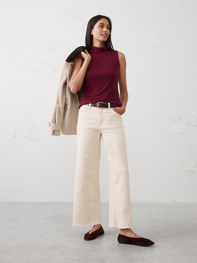 Soft Luxe Turtle-Neck Top
