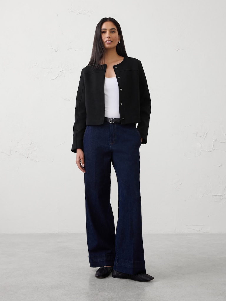Weekender Cropped Cocoon Jacket