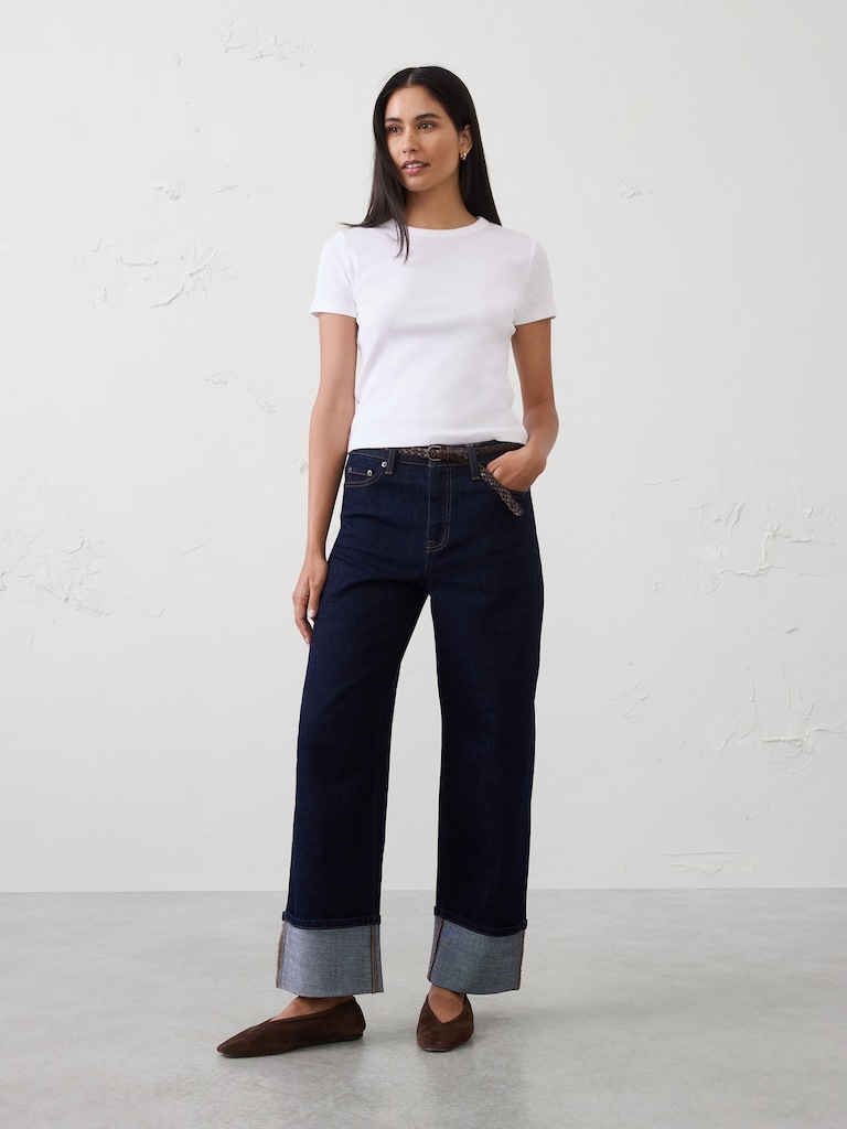 Straight High-Rise Jean