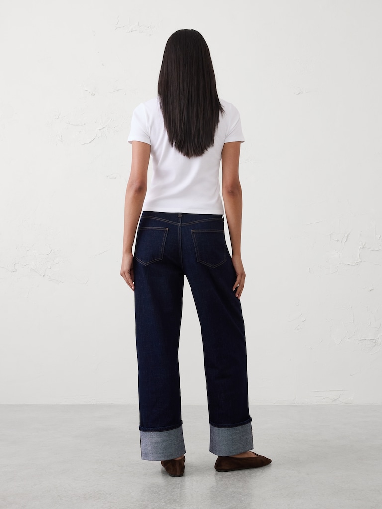 Straight High-Rise Jean