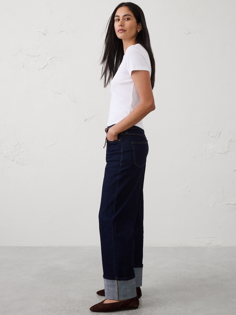 Straight High-Rise Jean