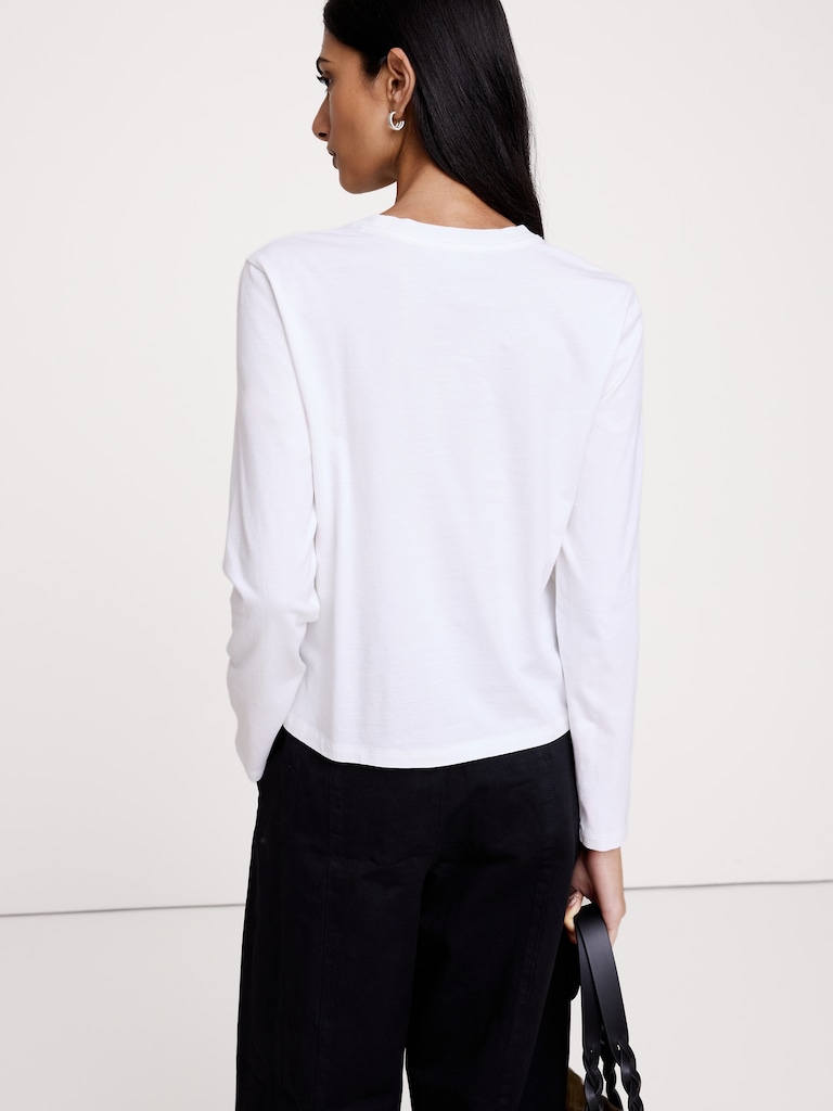Vintage Cotton Long-Sleeve T-Shirt