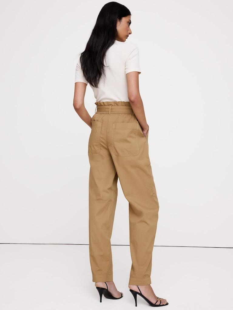 Ripstop Cotton Paperbag Pant