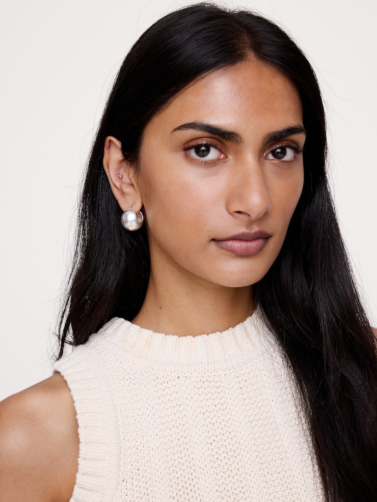 Bubble Hoop Earrings