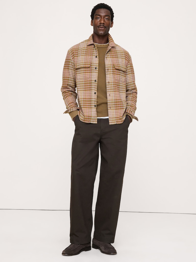 Relaxed-Fit Flannel Resort Shirt