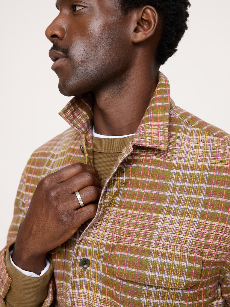 Relaxed-Fit Flannel Resort Shirt