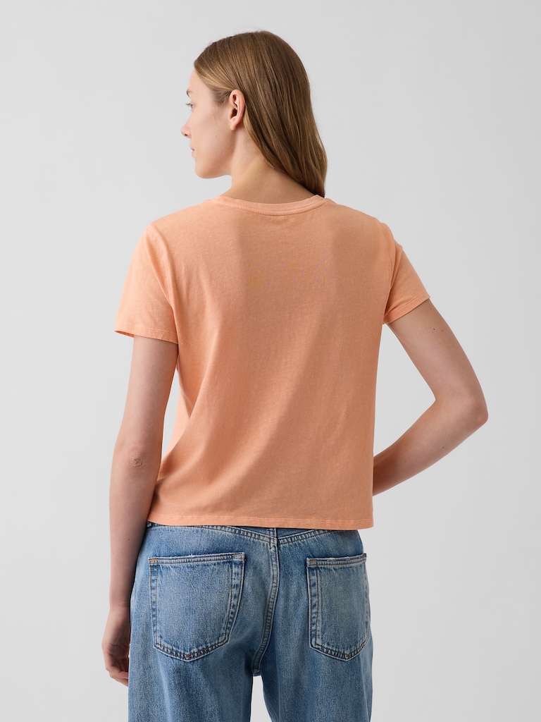 100% Cotton Authentic Shrunken Graphic T-Shirt