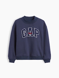 Kids VintageSoft Oversized Mockneck Logo Sweatshirt