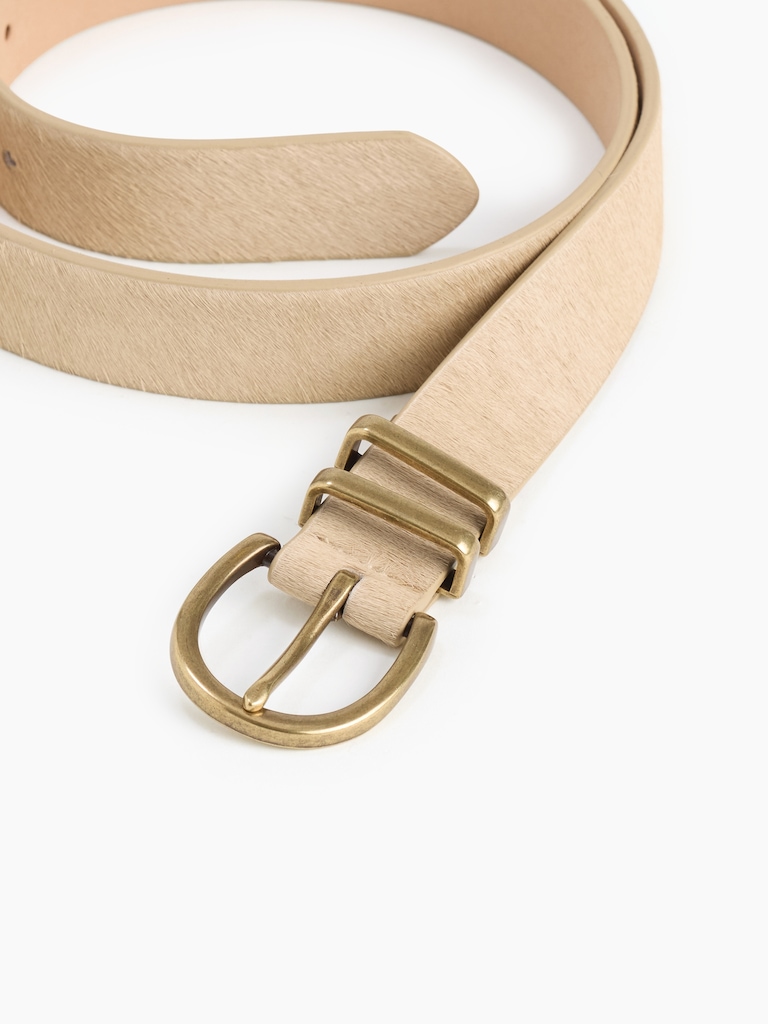 Calf Hair Belt