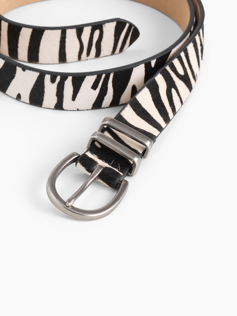 Calf Hair Belt