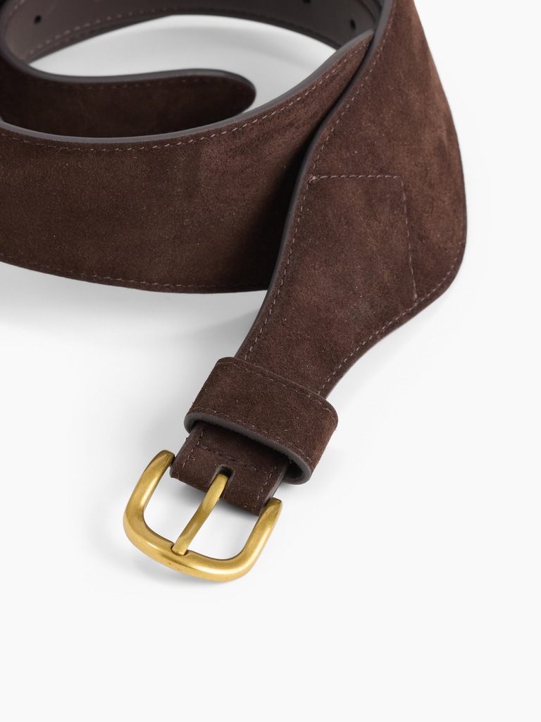 Suede Oversized Belt