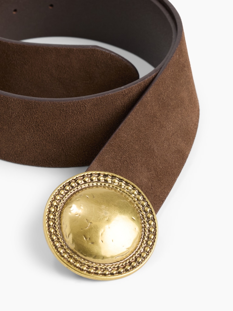 Suede Western Belt